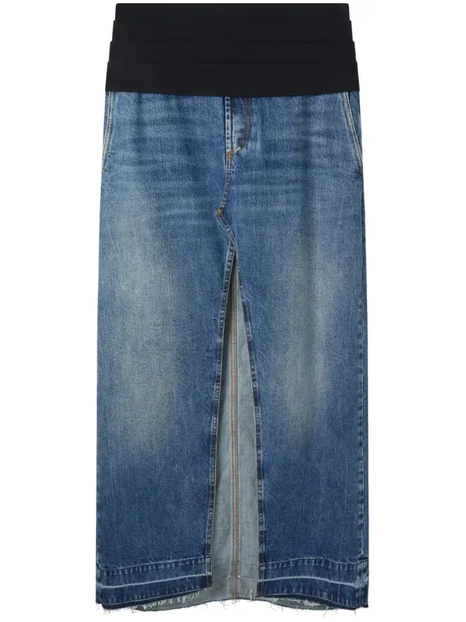 Stella McCartney Stella McCartney デニムマキシスカートの商品画像