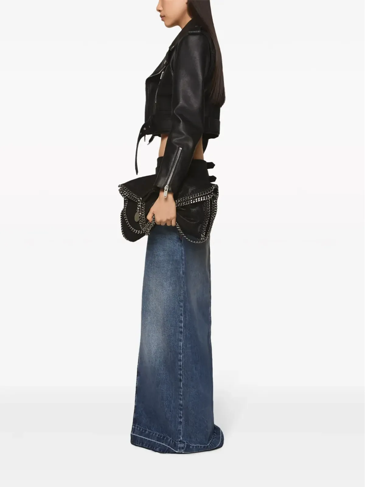 Stella McCartney デニムマキシスカート - 画像3
