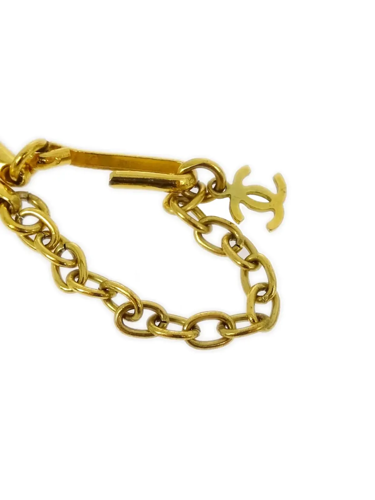 CHANEL ビンテージ 2003年のクローバー 金メッキ ネックレス - ピンク - 画像3
