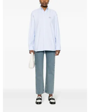 Prada オックスフォードコットンシャツ ブルー - サムネイル2