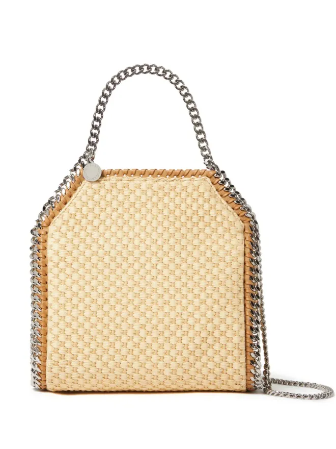 Stella McCartney Stella McCartney ミニ Falabella ラフィア トートバッグの商品画像