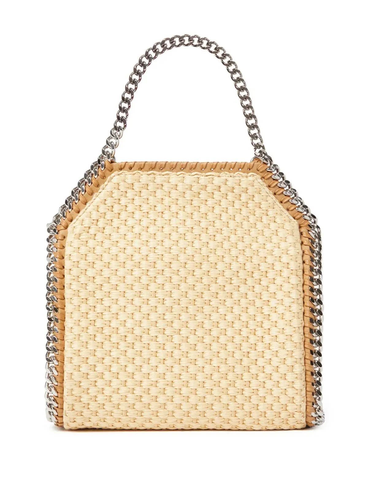 Stella McCartney ミニ Falabella ラフィア トートバッグ - 画像2