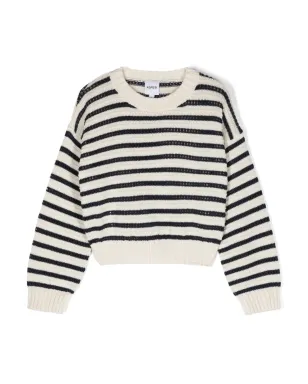 Aspesi Kids かぎ針編みパネル入りコットンセーター - サムネイル1