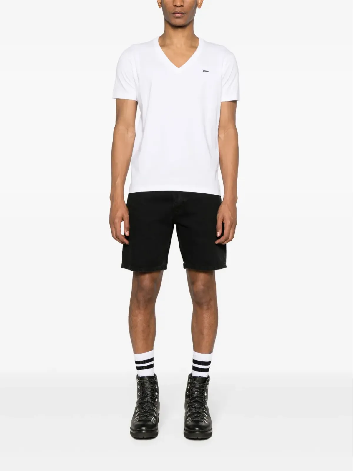 DSQUARED2 ロゴプレート付き コットン Tシャツ - ホワイト - 画像2