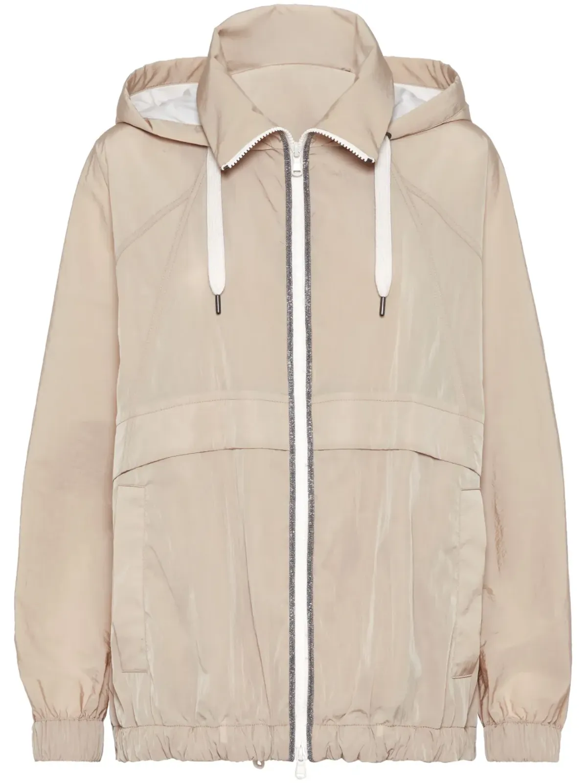 Brunello Cucinelli ライトウェイト ジップフロント ジャケット - ニュートラルカラー - 画像1