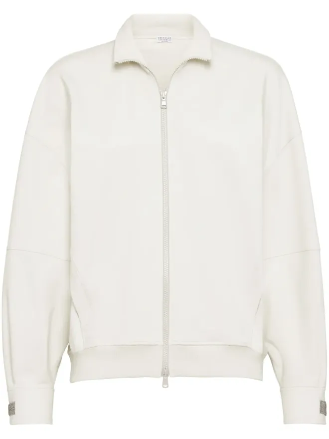 Brunello Cucinelli Brunello Cucinelli ジップアップ スウェットシャツ - ニュートラルカラーの商品画像