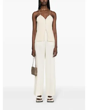Jil Sander Vネックリブニットトップ - サムネイル2