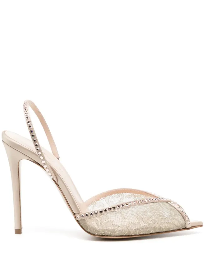 Andrea Wazen Andrea Wazen Katy スリングバックパンプスの商品画像