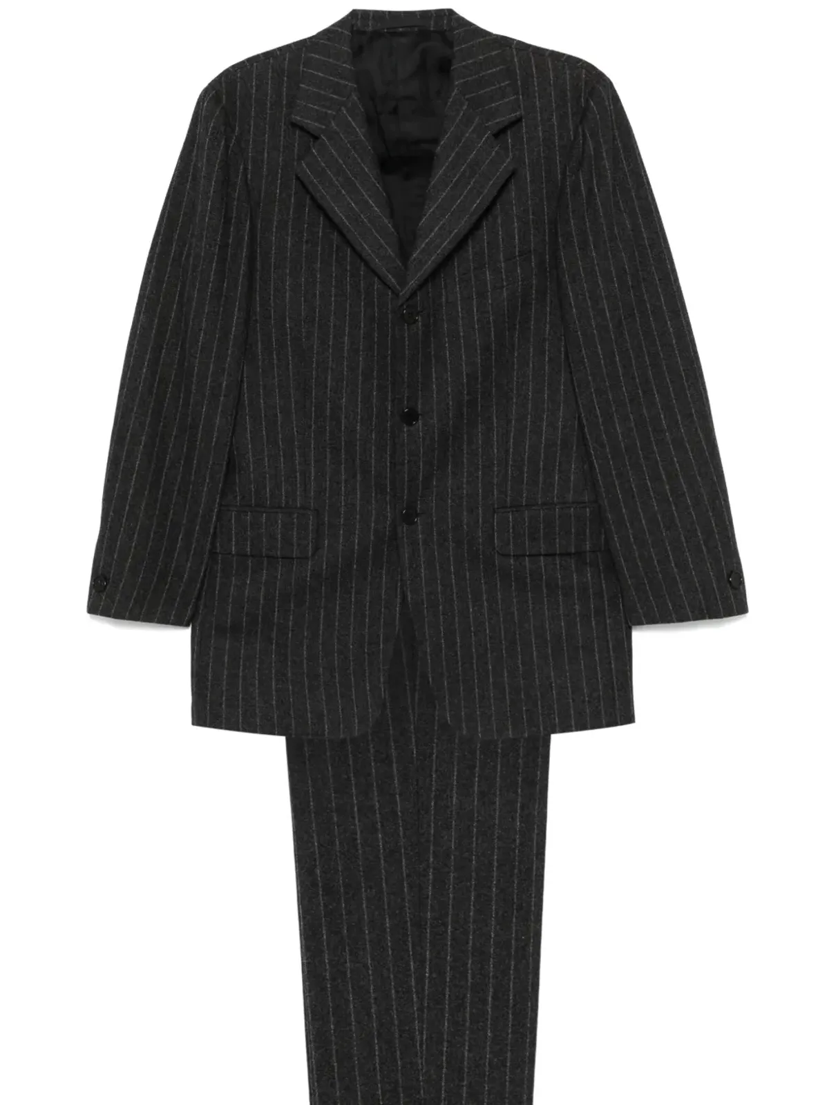 Romeo Gigli Pre-Owned 1990年代ピンストライプスーツ - グレー - 画像1
