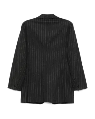 Romeo Gigli Pre-Owned 1990年代ピンストライプスーツ - グレー - サムネイル2