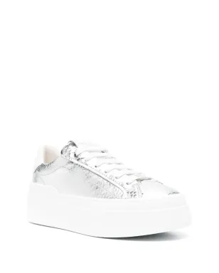 Ferragamo ウェッジ メタリック プラットフォームスニーカー - サムネイル2