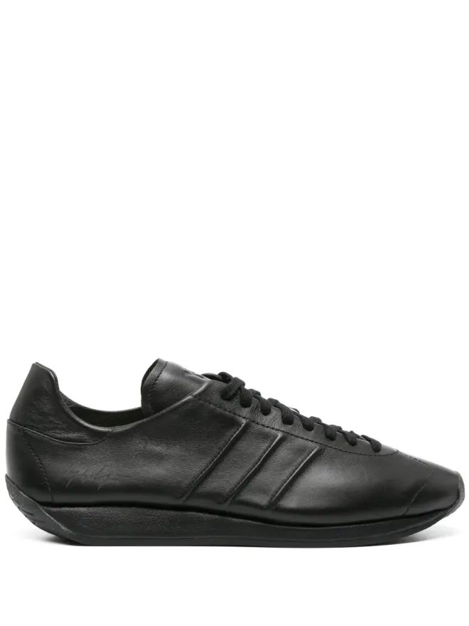 Y-3 Y-3 × アディダス カントリー レザー スニーカー ブラックの商品画像