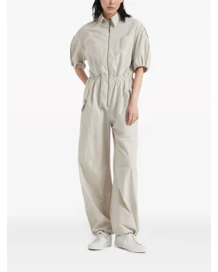 Brunello Cucinelli ワイドレッグ コットン ジャンプスーツ - サムネイル3