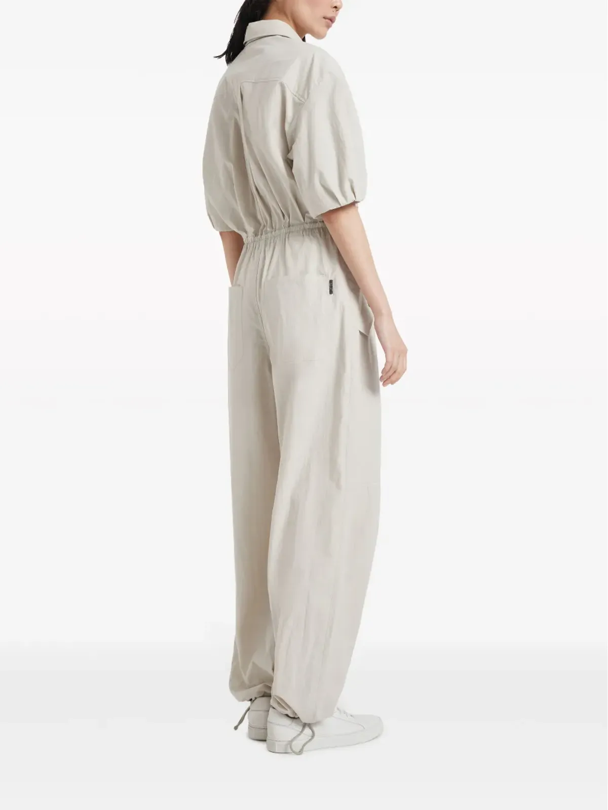 Brunello Cucinelli ワイドレッグ コットン ジャンプスーツ - 画像4