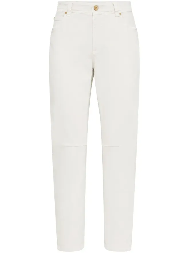 Brunello Cucinelli Brunello Cucinelli ミッドライズ テーパードジーンズの商品画像