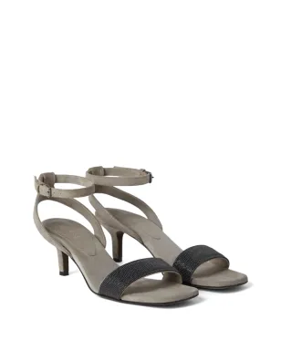 Brunello Cucinelli 60mm モニリ スエード サンダル - ブラック - サムネイル2