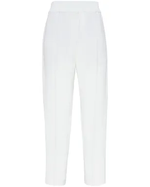 Brunello Cucinelli クロップドテーパードパンツ - ニュートラルカラー - サムネイル1