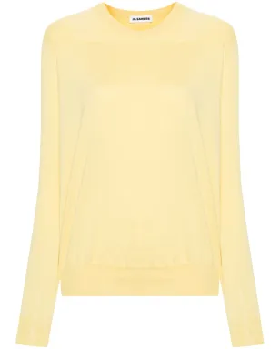 Jil Sander パネルド コットン ジャンパー - イエロー - サムネイル1