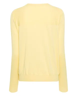 Jil Sander パネルド コットン ジャンパー - イエロー - サムネイル2