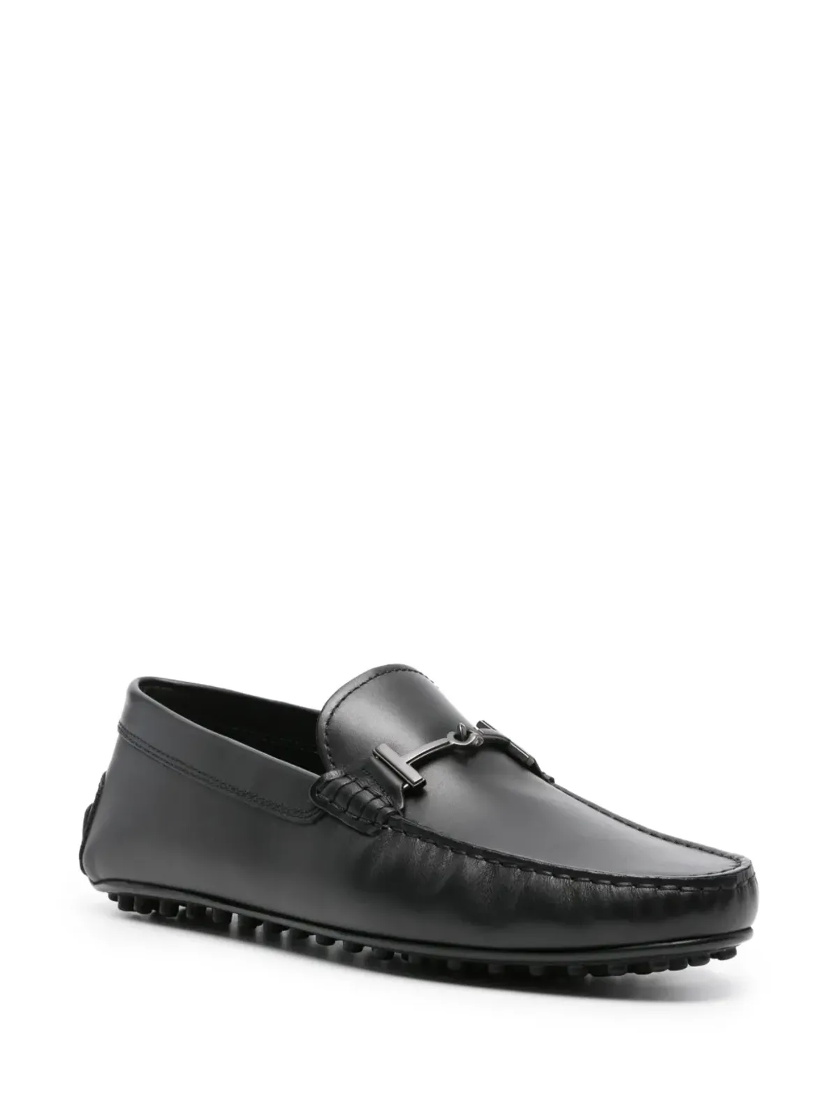 Tod's City Gommino レザー ローファー - ブラック - 画像2
