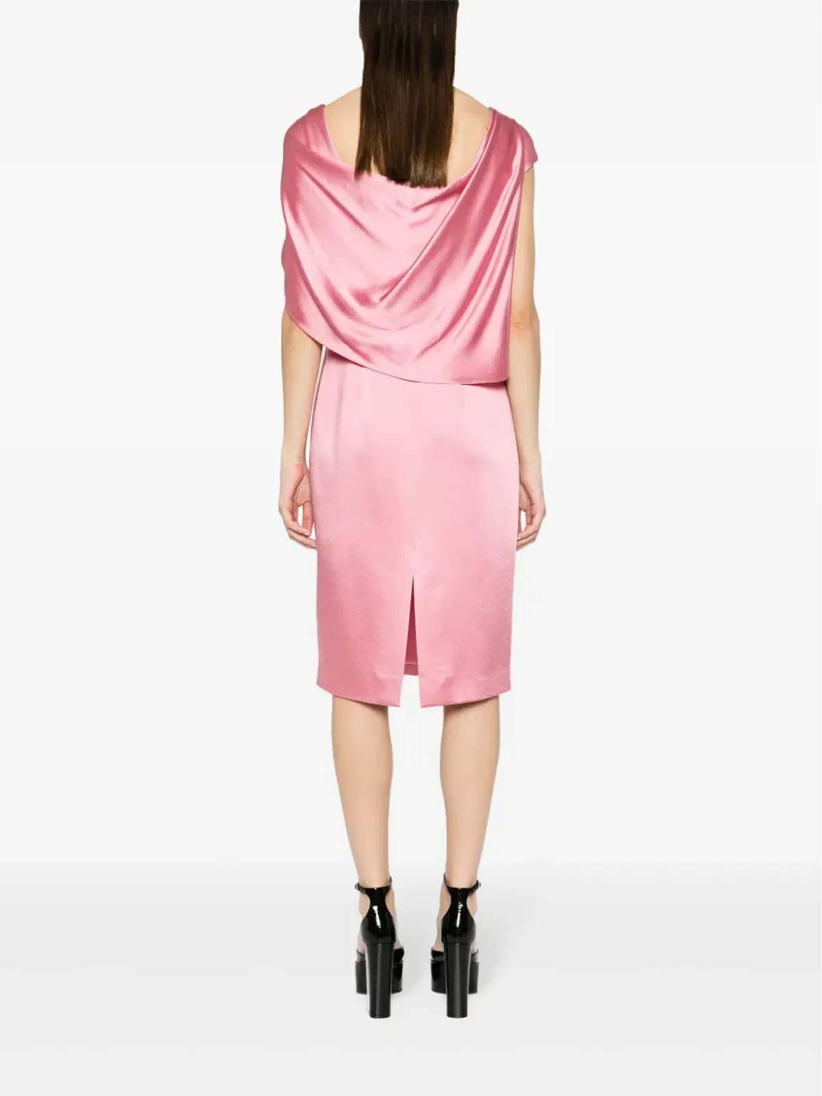 Givenchy アシンメトリック ミディドレス ピンク - 画像4