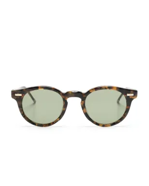 Thom Browne Eyewear べっ甲柄ラウンドフレーム サングラス - サムネイル1