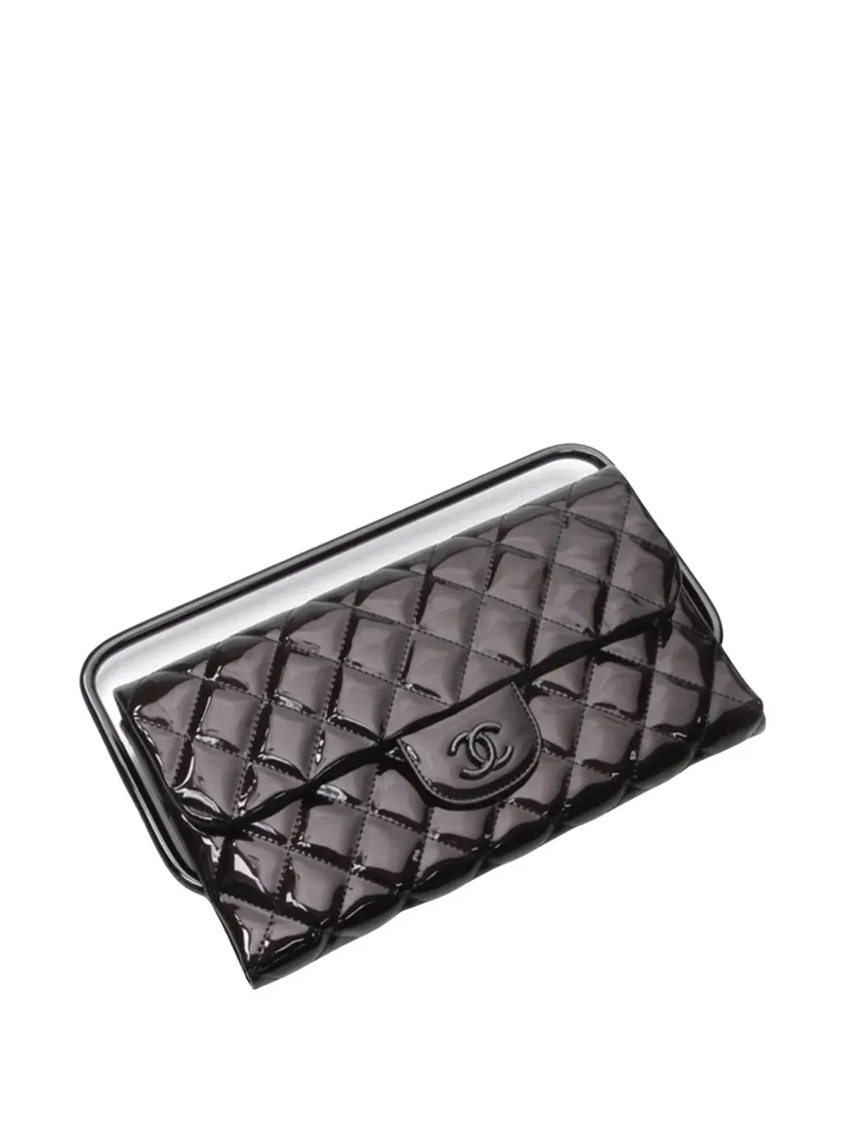 ビンテージ CHANEL クラシックフラップ クラッチバッグ - 画像4
