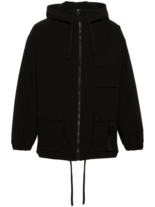 Hugo HUGO リップストップ フーデッド カーゴジャケットの商品画像