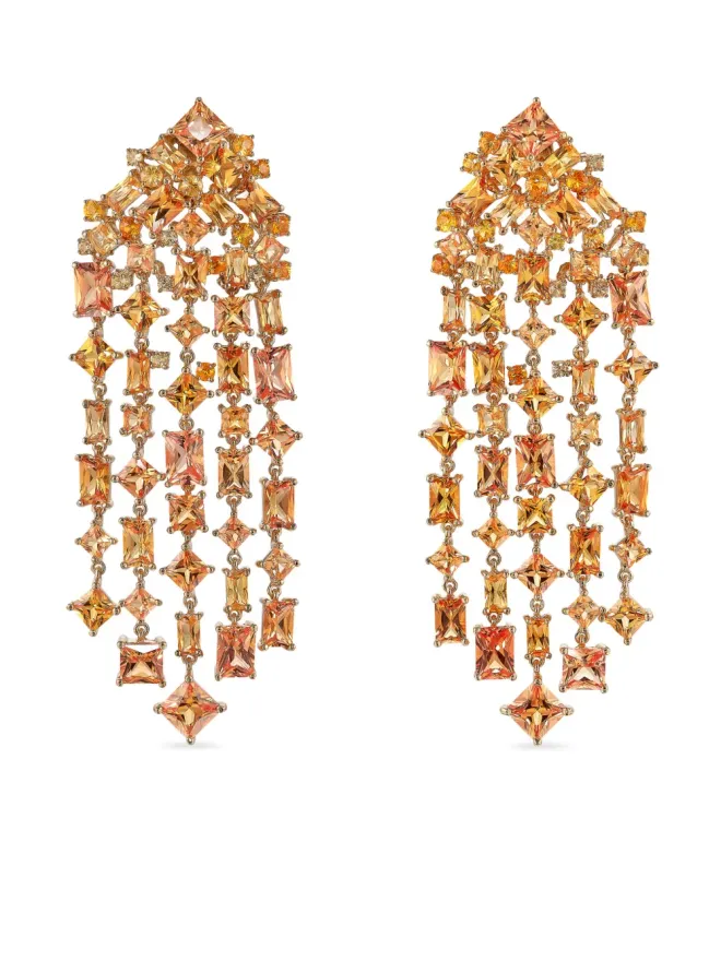 Anabela Chan Anabela Chan Cascadeサファイア イヤリング - オレンジの商品画像