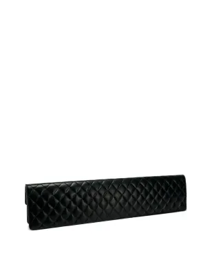 CHANEL ビンテージ 1989年 クラシックフラップ ロングクラッチバッグ ブラック - サムネイル2