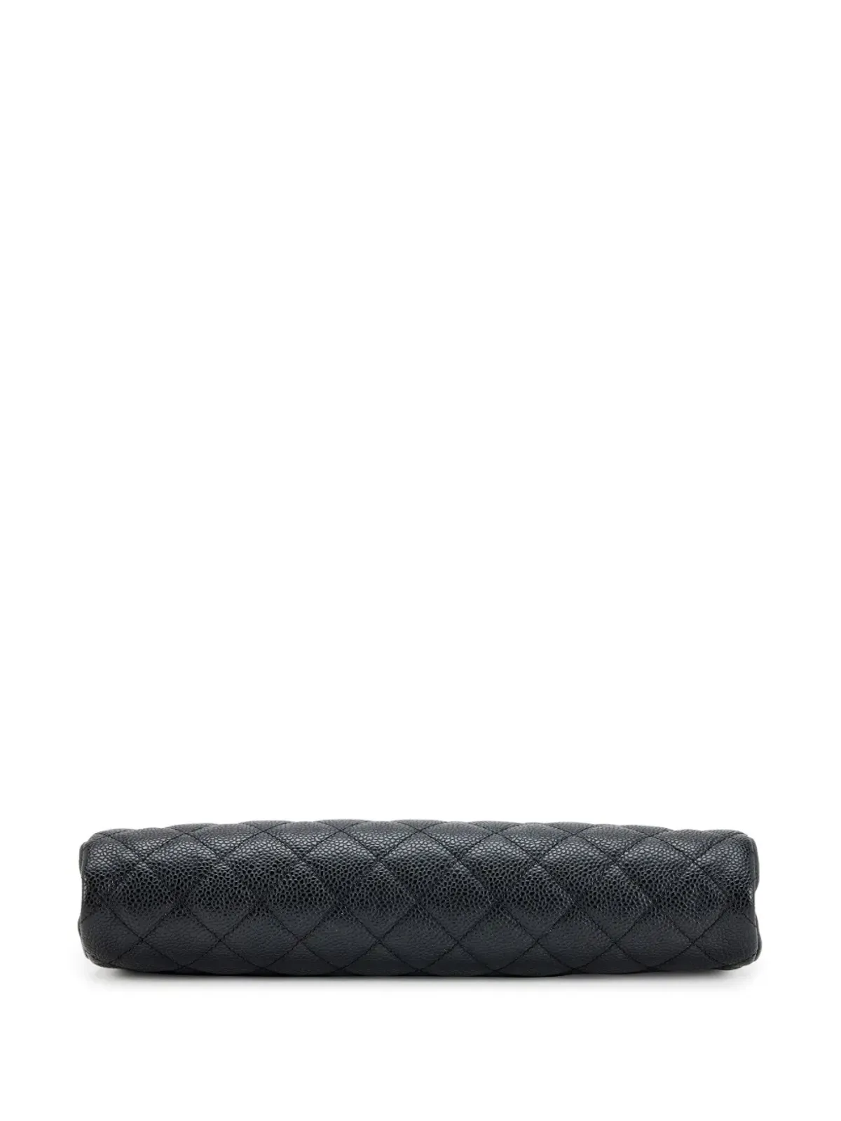 CHANEL ビンテージ タイムレス ダイヤモンドキルト クラッチバッグ - ブラック - 画像3