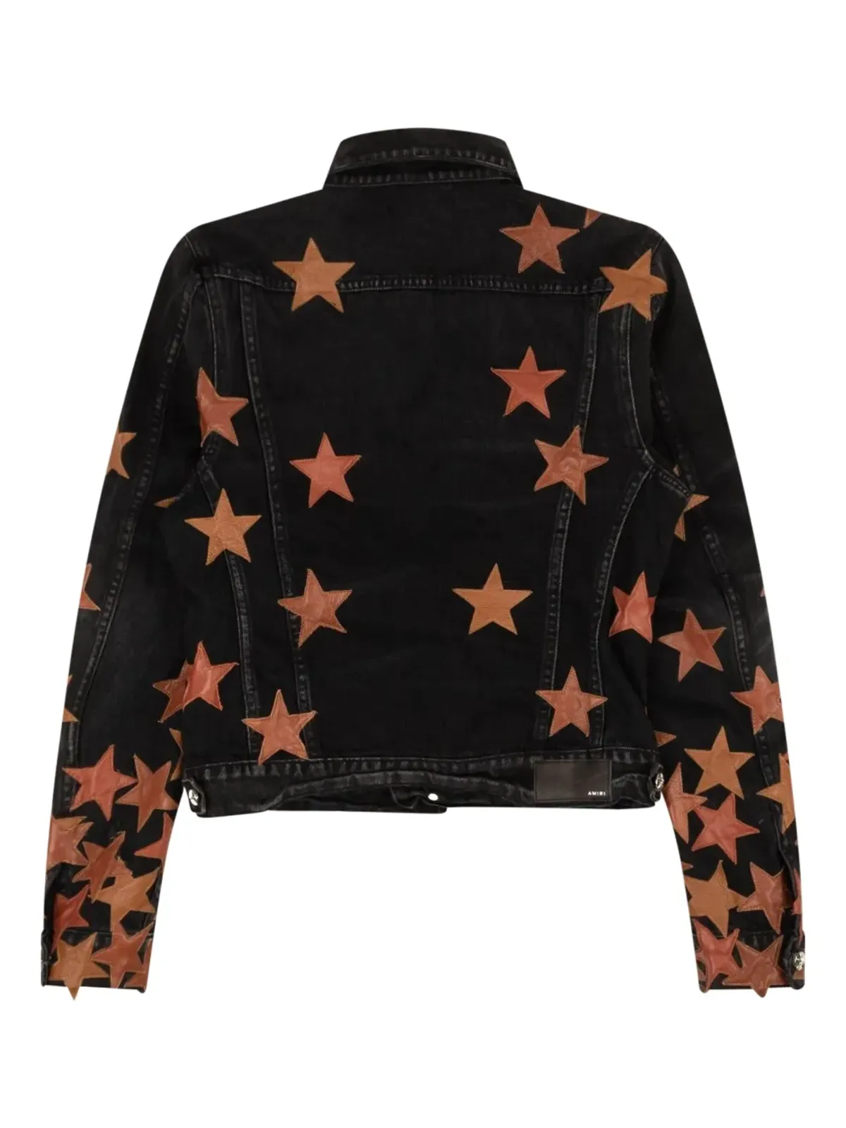 AMIRI ケミスト スターアップリケ デニムジャケット - ブラック - 画像2