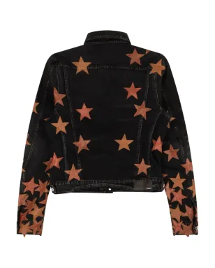AMIRI ケミスト スターアップリケ デニムジャケット - ブラック - サムネイル2