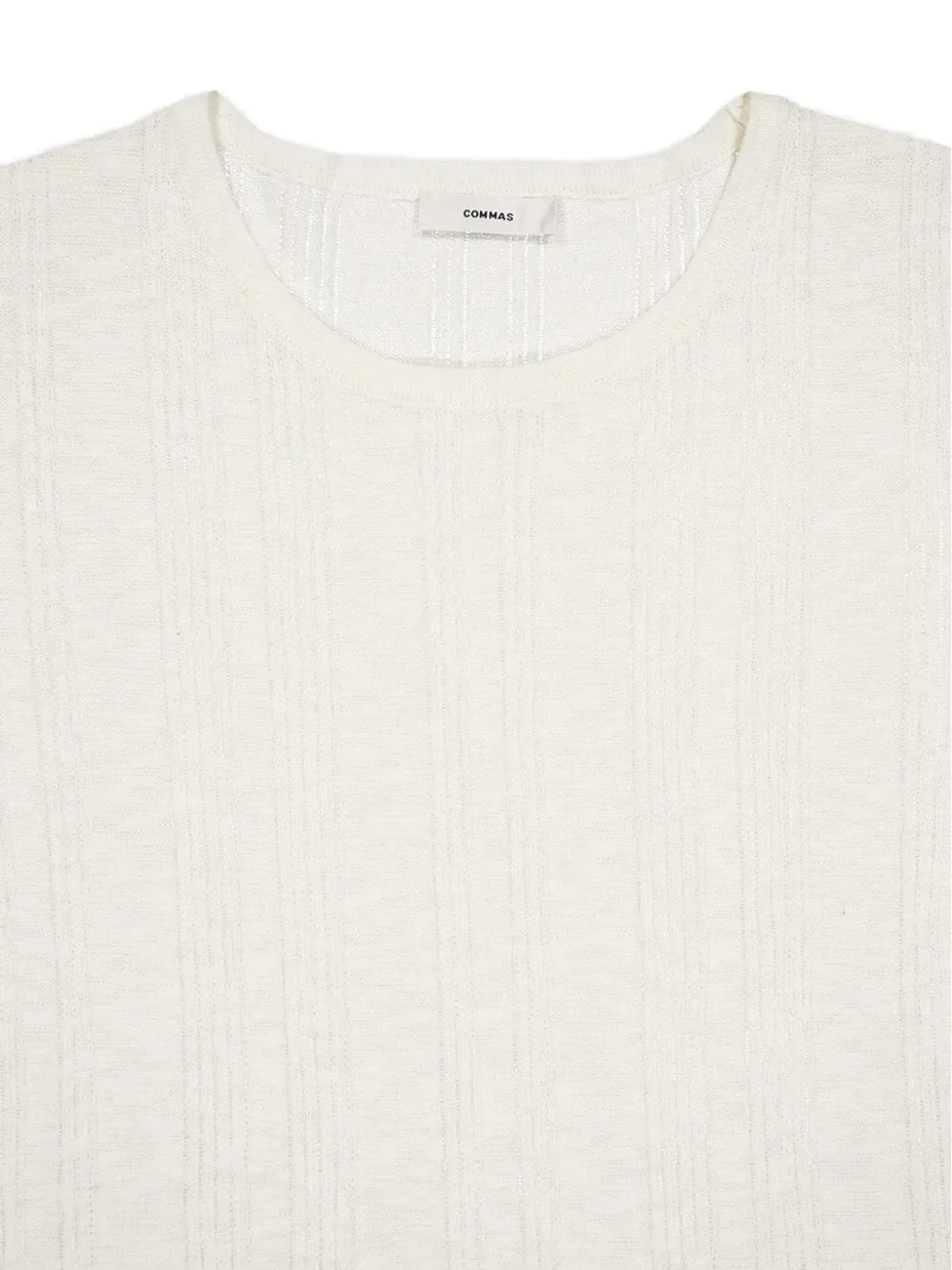 COMMAS V-neck knit sweater - 画像3