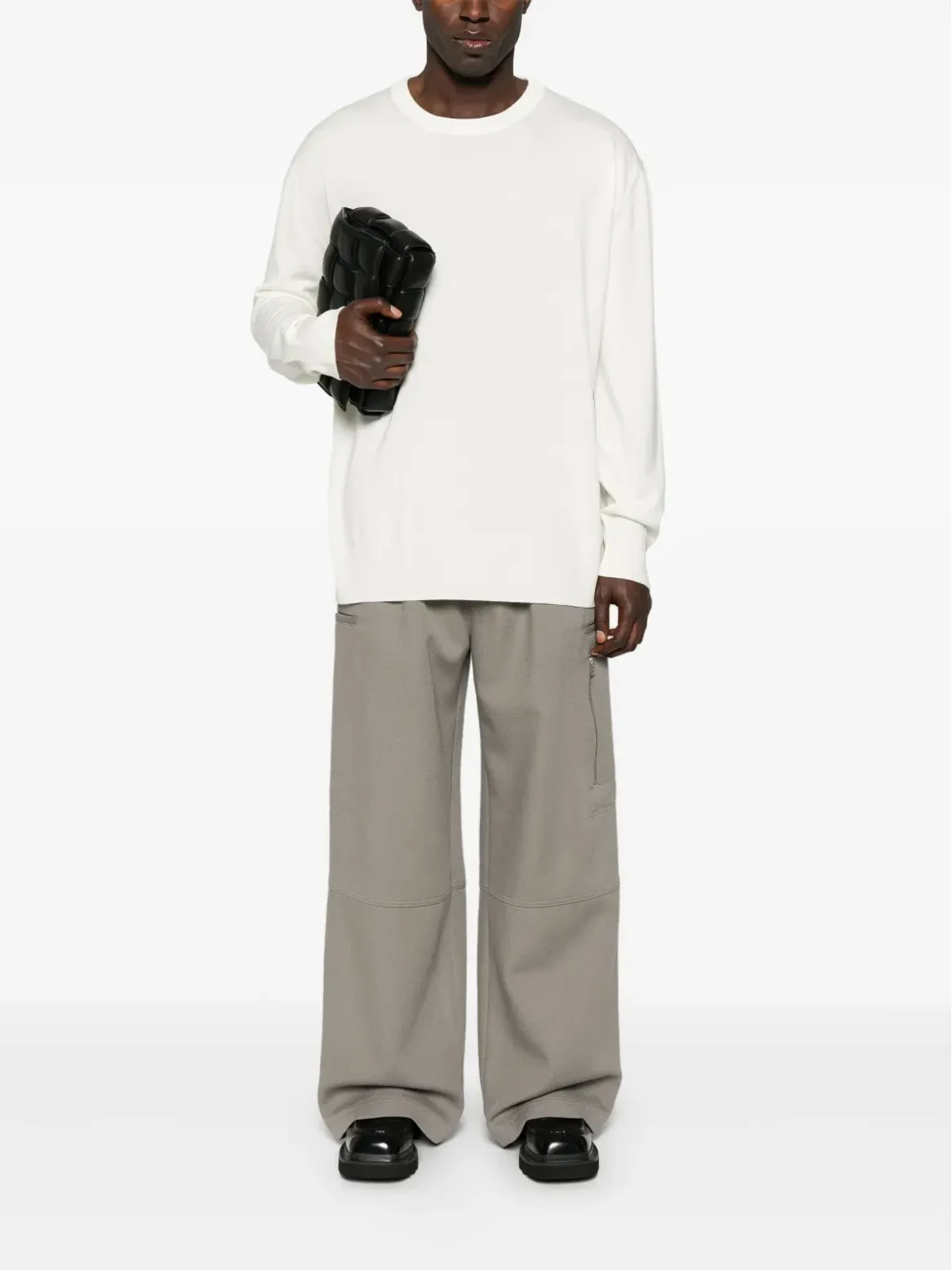 Jil Sander ファインリブウール セーター - 画像2