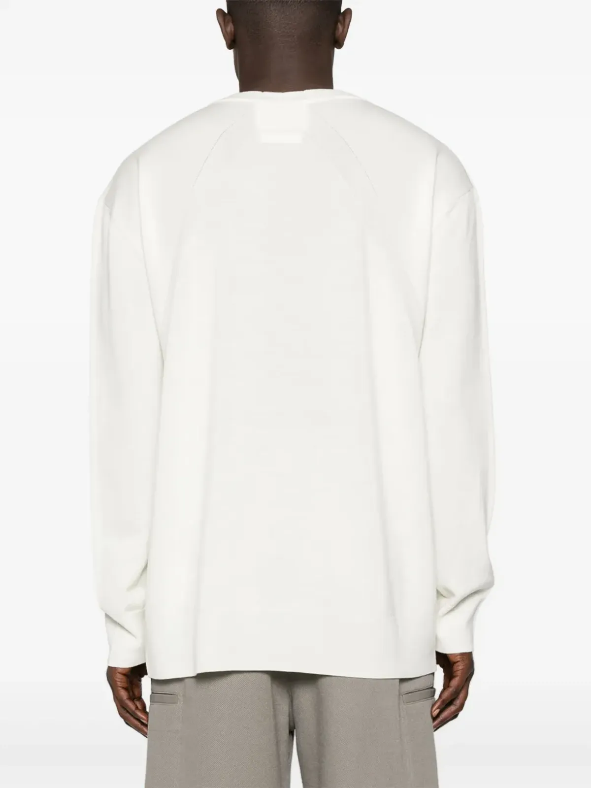 Jil Sander ファインリブウール セーター - 画像4