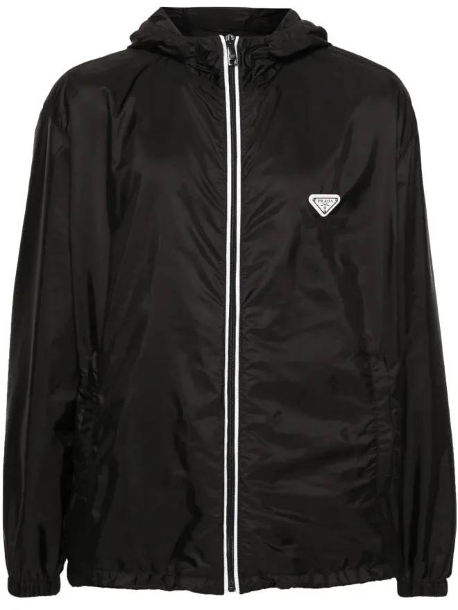 Prada Prada Re-Nylon フード付きジャケット ブラックの商品画像