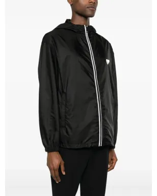 Prada Re-Nylon フード付きジャケット ブラック - サムネイル3