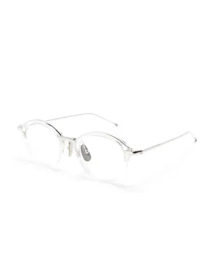 Thom Browne Eyewear 透明な丸型フレーム眼鏡 - サムネイル2