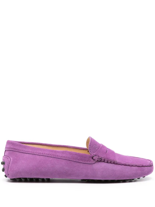Tod's Tod's スエード ペニーローファー - パープルの商品画像