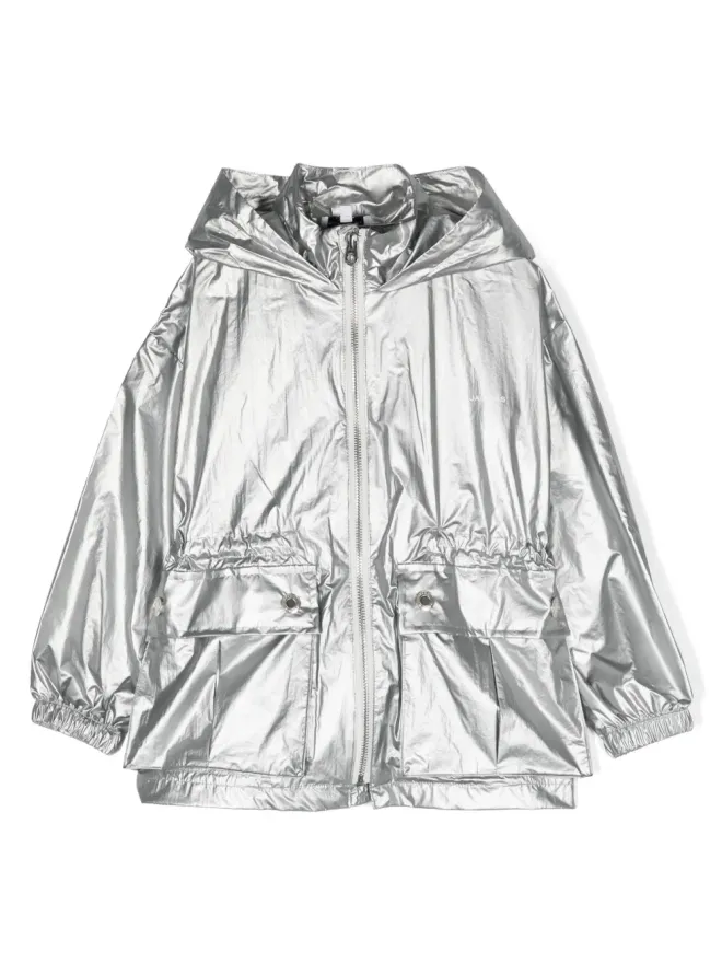 Marc Jacobs Kids Marc Jacobs Kids ロゴプリント フード付きジャケットの商品画像