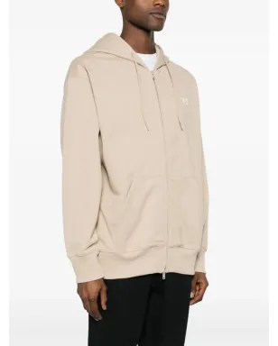 Y-3 ロゴプリント ジップアップ フーディ - サムネイル3