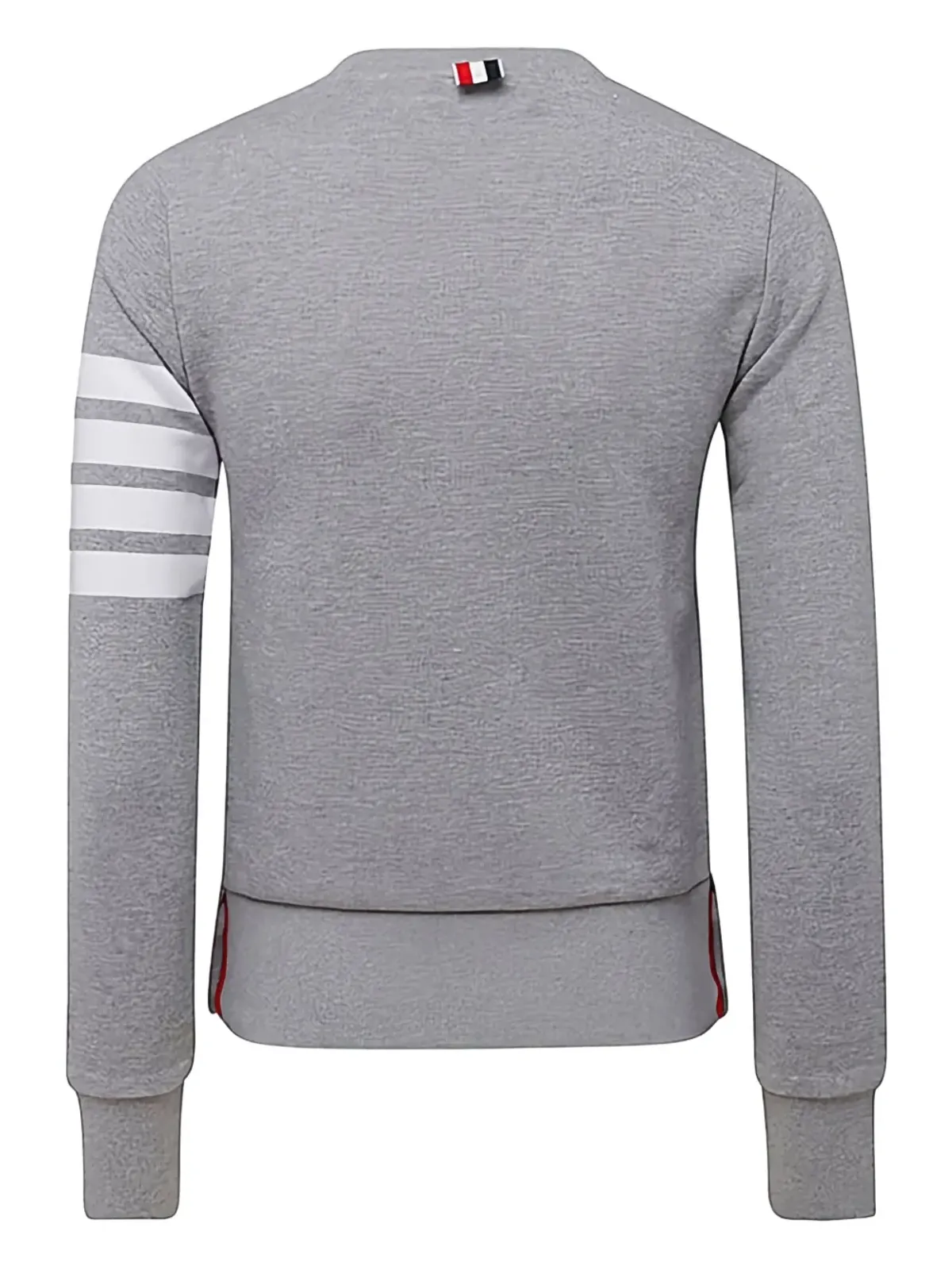 Thom Browne ループバック4バー スウェットシャツ グレー - 画像2
