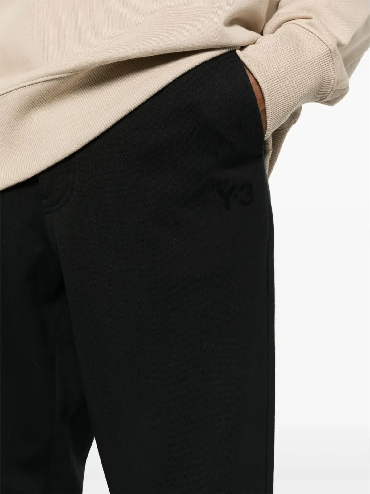 Y-3 ロゴプリント ジャージー パンツ - 画像5