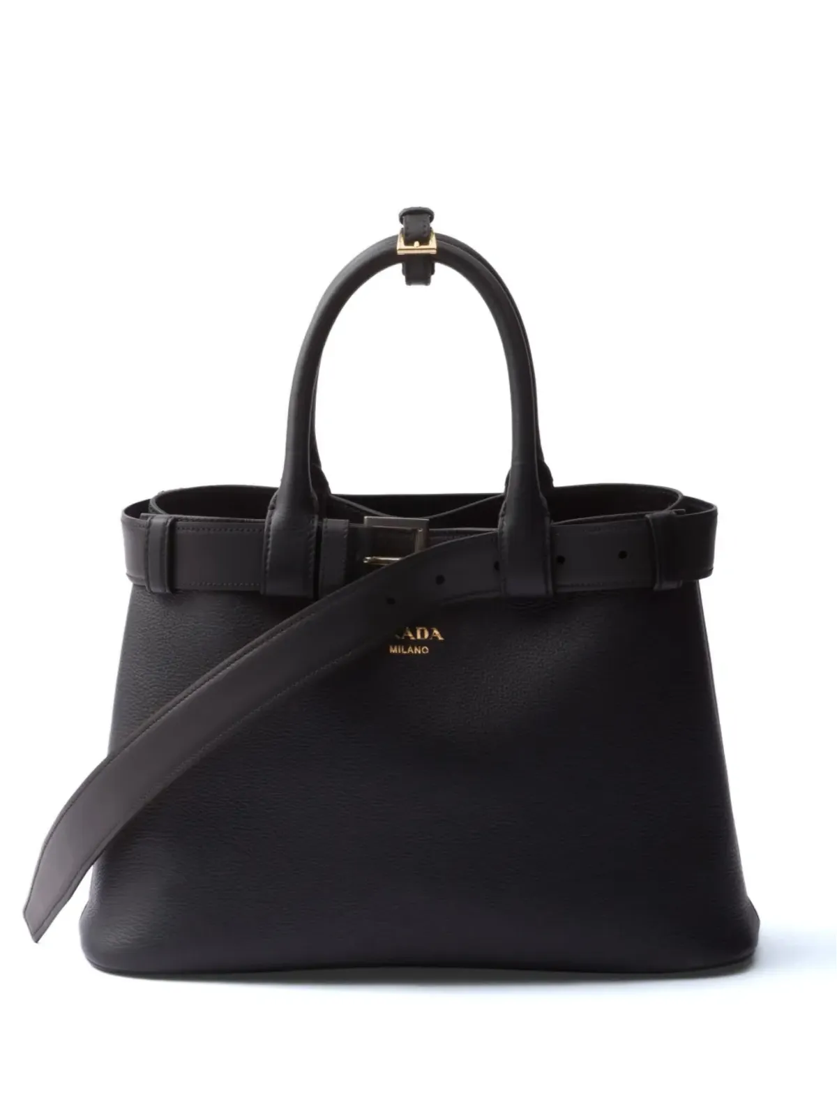 Prada 小さなバックル付きトートバッグ - 画像1