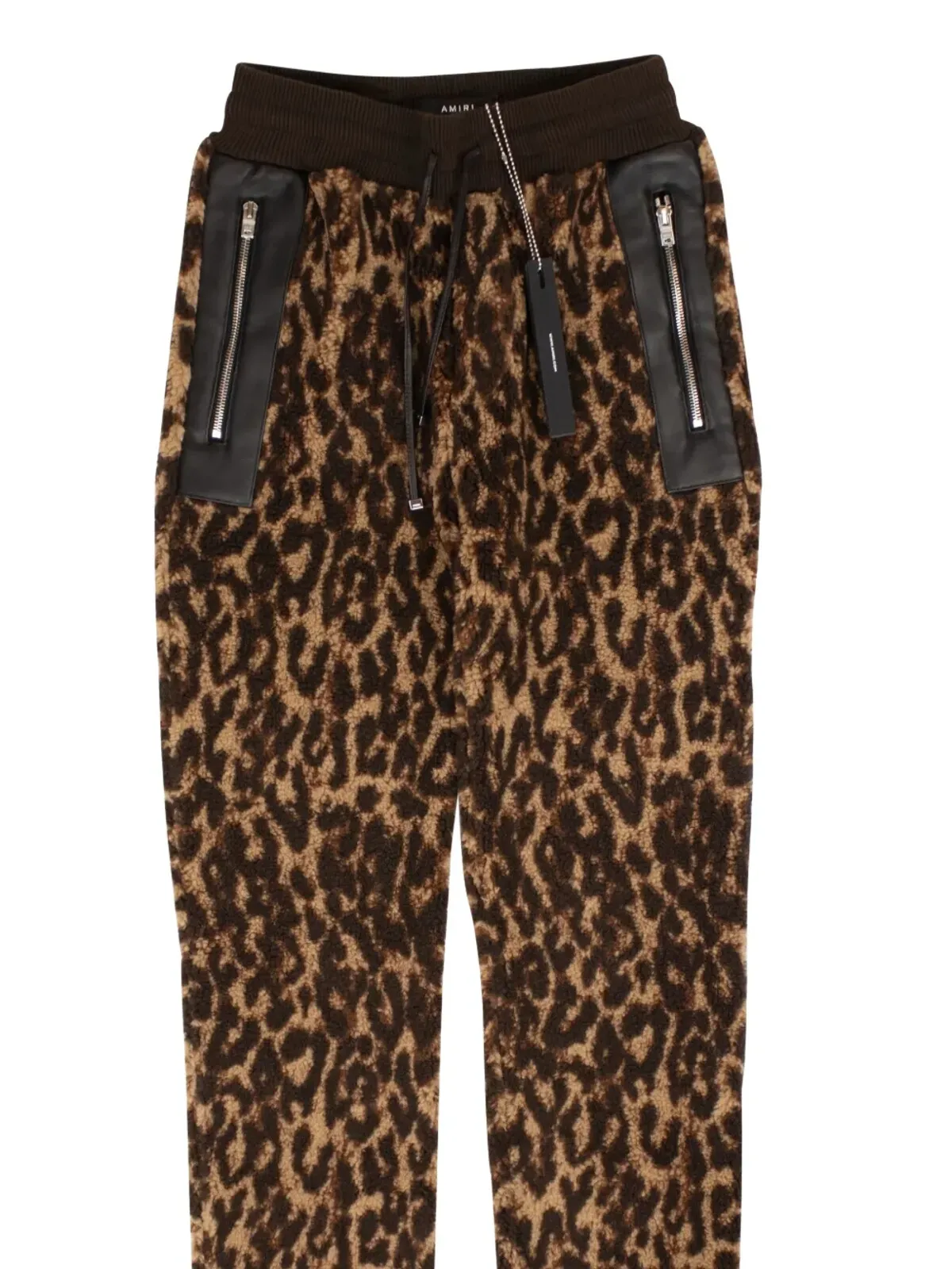 AMIRI レオパード柄パンツ ブラウン - 画像3