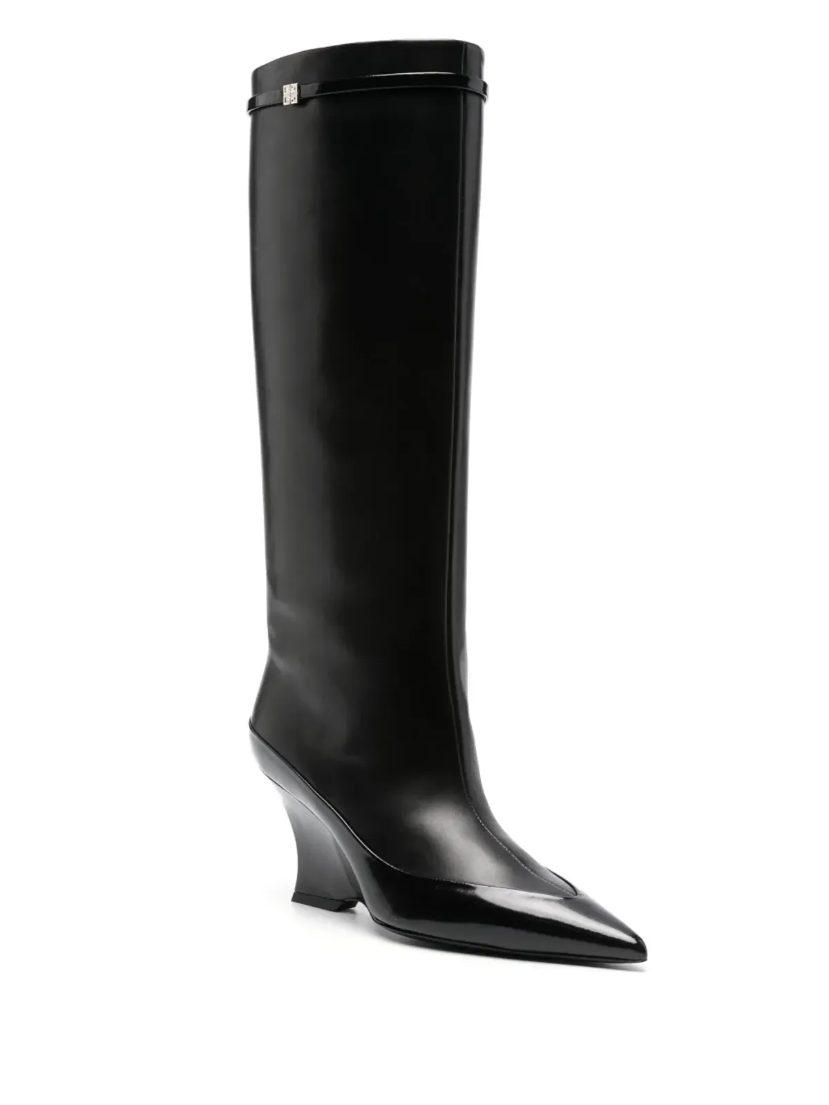Givenchy Raven 80mm レザー ブーツ - ブラック - 画像2