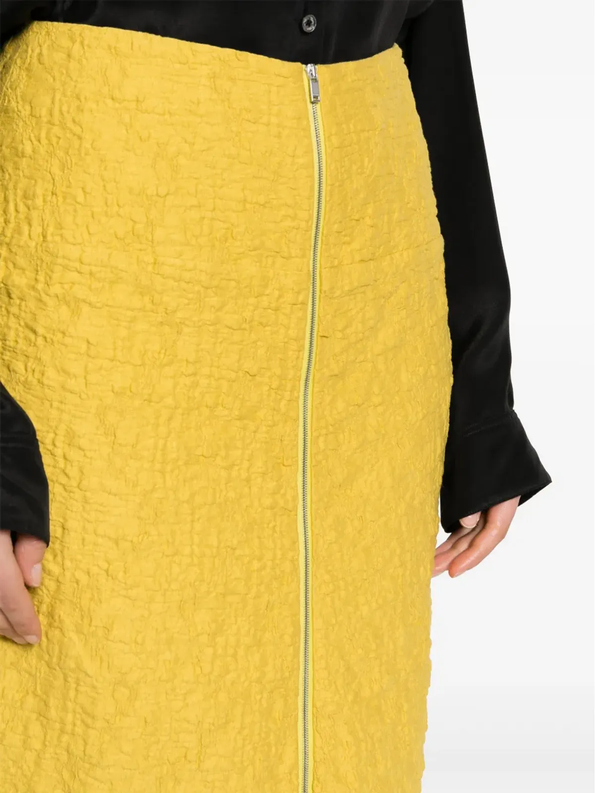 Jil Sander クローケ ミディスカート - グリーン - 画像5