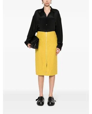 Jil Sander クローケ ミディスカート - グリーン - サムネイル2