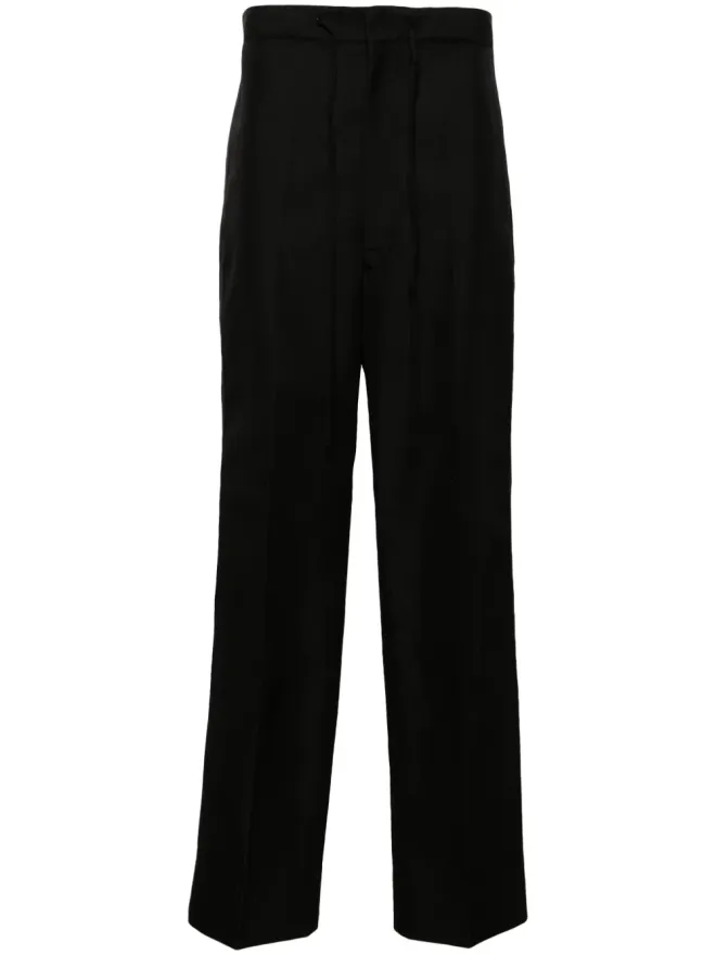 Maison Margiela Maison Margiela ハイウエスト・ワイドパンツ ブラックの商品画像
